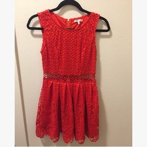 Red Lace Charlotte Russe dress